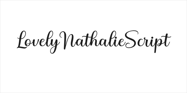 LovelyNathalieScript Logo