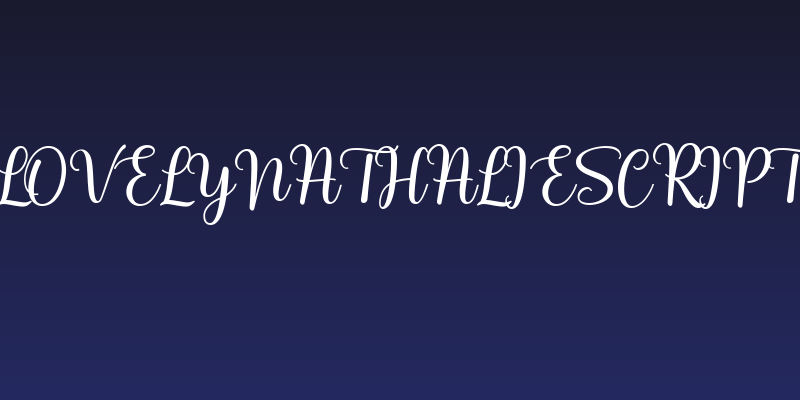 LovelyNathalieScript Social Header