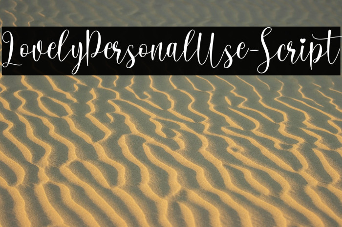 LovelyPersonalUse-Script Example 2