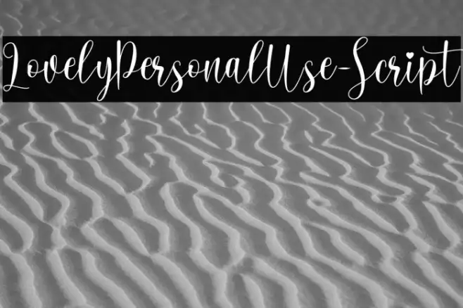 LovelyPersonalUse-Script Example 2