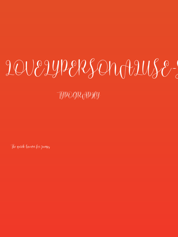 LovelyPersonalUse-Script Poster