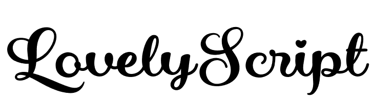 LovelyScript  フリーフォントのダウンロード