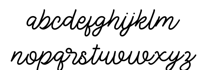 LovelyValentine Font LOWERCASE