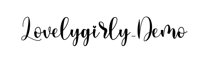 Lovelygirly - Demo  font caratteri gratis