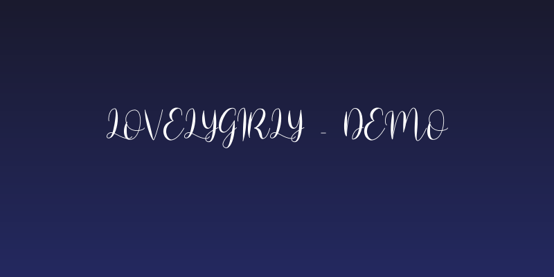 Lovelygirly - Demo Social Header