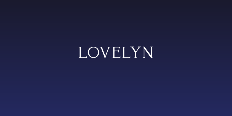 Lovelyn Social Header