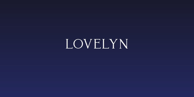 Lovelyn Social Header