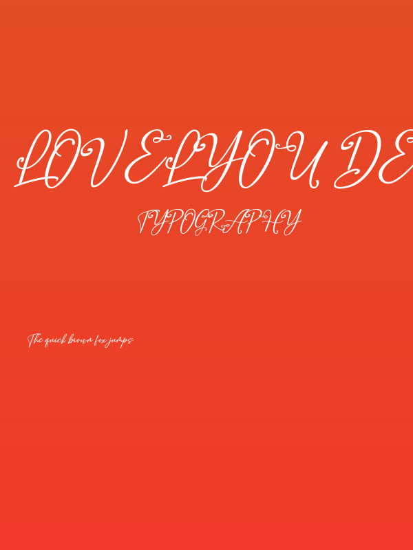 Lovelyou Demo Poster