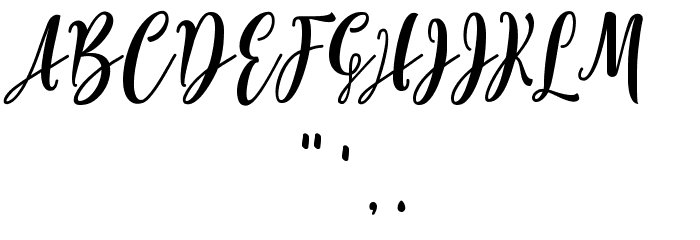 Lovelyou free Font OTHER CHARS