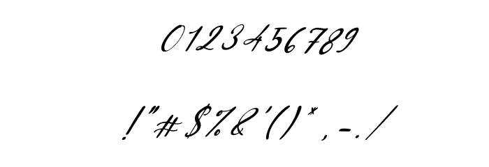 Lovelystory Italic Font OTHER CHARS