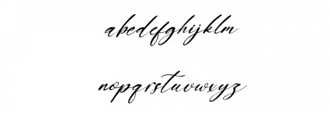 Lovelystory Italic Caratteri MINUSCOLO