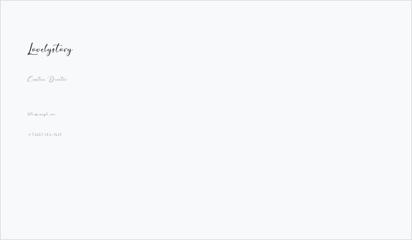 Lovelystory Business Card