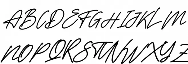 Lovelyta Italic Polices MAJUSCULES