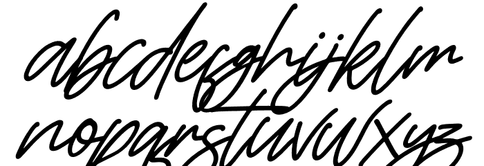 Lovelyta Italic Font LOWERCASE