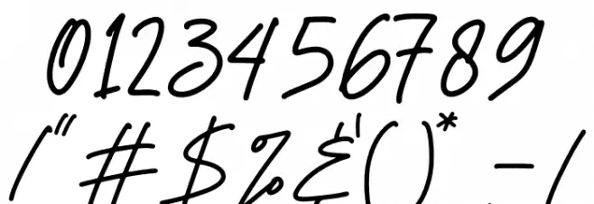 Lovelyta Font OTHER CHARS