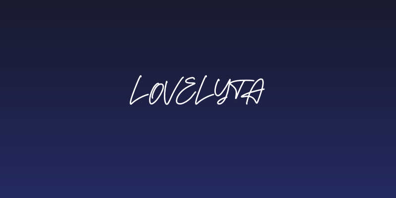 Lovelyta Social Header