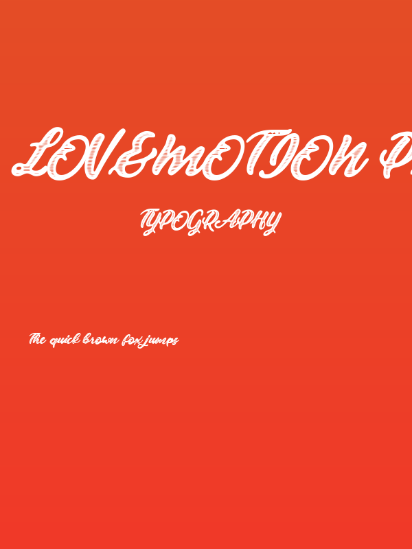 Lovemotion Personal Use Regular Poster
