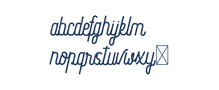 Loveolline Rough F Lowercase