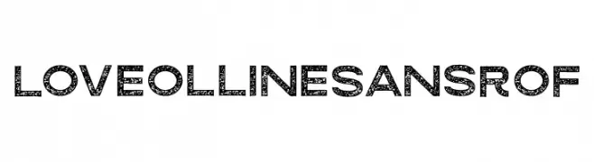 Loveolline Sans Ro F  Free Fonts Download