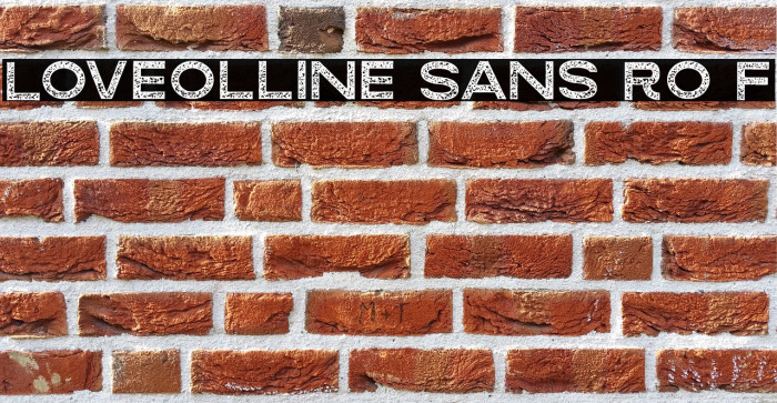Loveolline Sans Ro F Example 2
