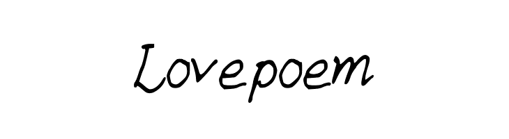 Lovepoem  Fuentes Gratis Descargar