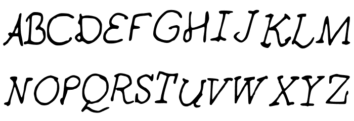 Lovepoem Font UPPERCASE