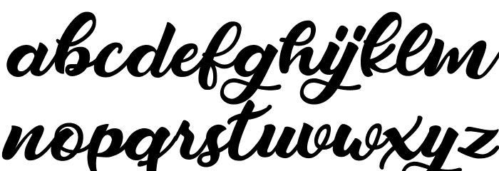 Lover Artefacts Personal Use Regular Font LOWERCASE