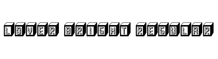 Lover Bright Regular  font caratteri gratis