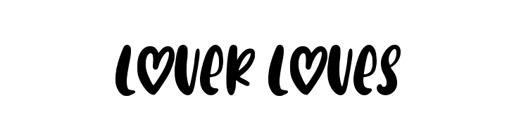 Lover Loves  フリーフォントのダウンロード