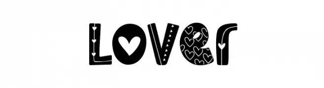 Lover  font caratteri gratis