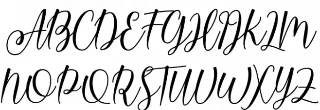 LoverBunnyPersonaluse-Script Polices MAJUSCULES