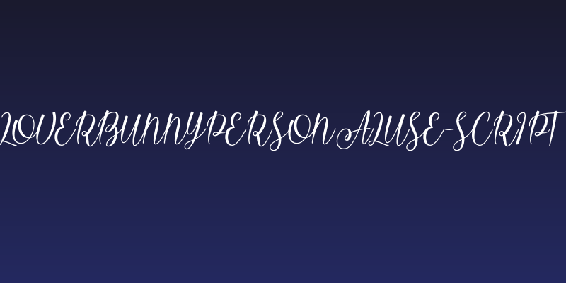 LoverBunnyPersonaluse-Script Social Header