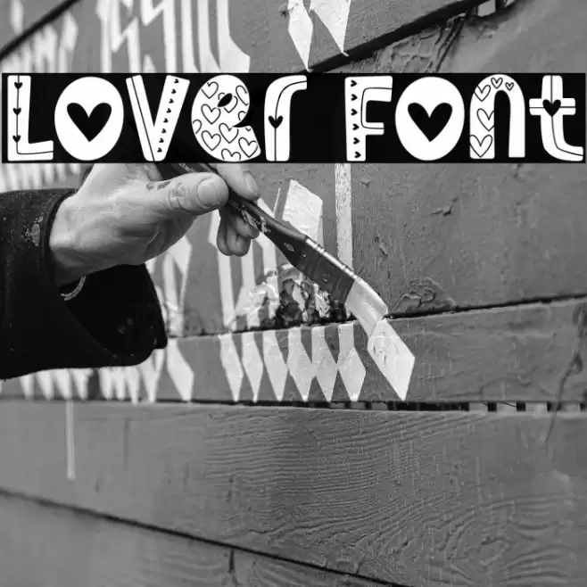 Lover Font examples