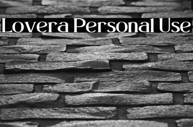 Lovera Personal Use Example 1