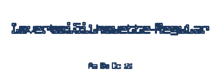 LoverboiSilhouette-Regular Font Preview