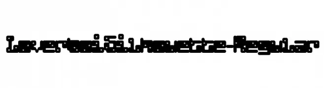 LoverboiSilhouette-Regular フォント