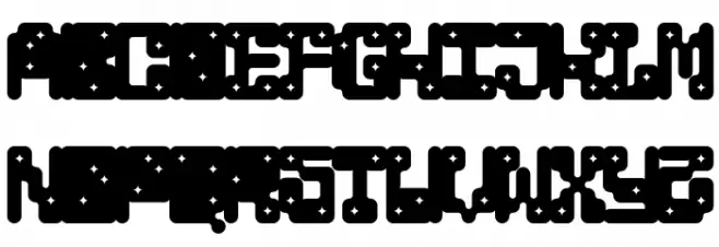 LoverboiSilhouette-Regular フォント 大文字