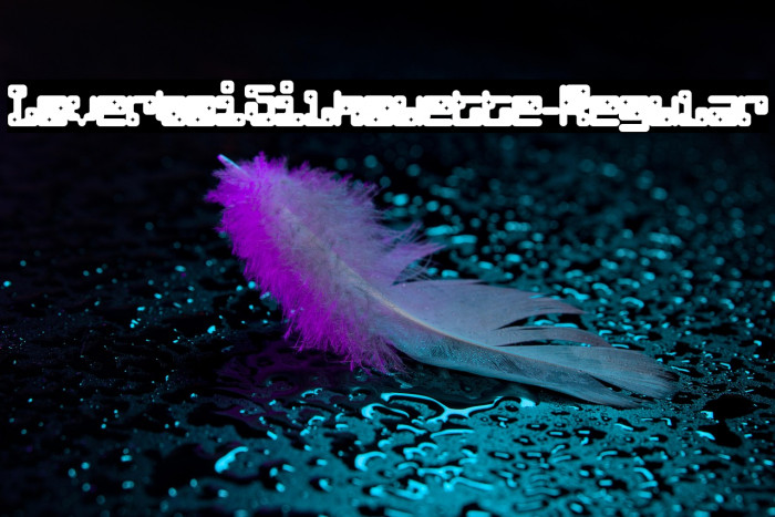 LoverboiSilhouette-Regular Example 2