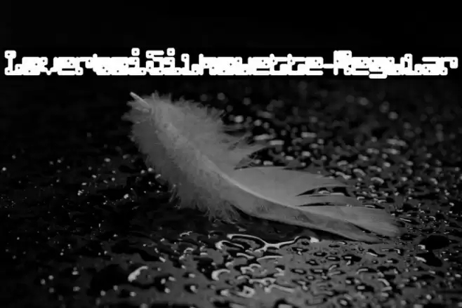 LoverboiSilhouette-Regular フォント examples