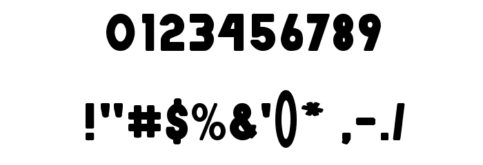 Loverboy Font OTHER CHARS