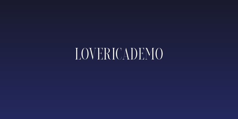 LovericaDEMO Social Header