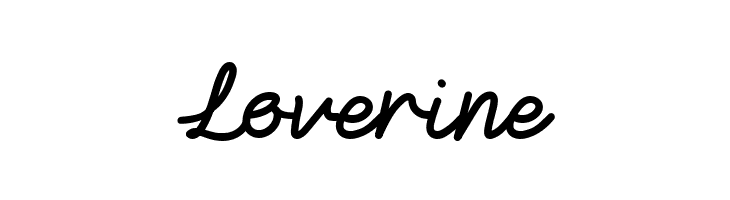 Loverine  नि: शुल्क फ़ॉन्ट्स डाउनलोड