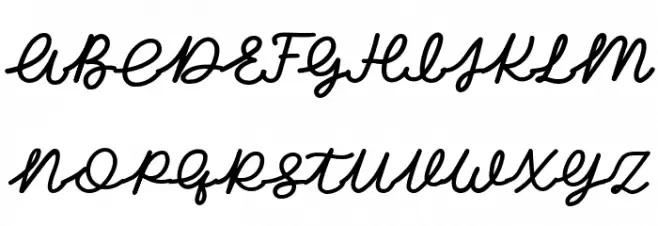 Loverine Schriftart Groß