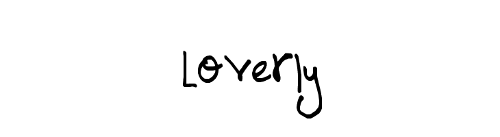 Loverly  Frei Schriftart Herunterladen