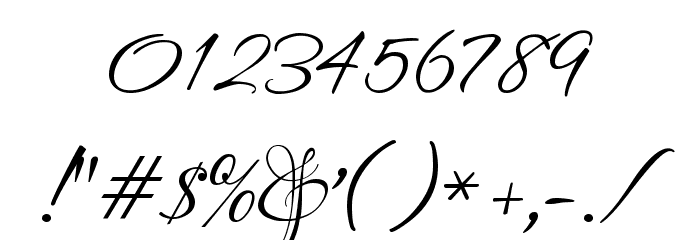 Lovers Quarrel Font OTHER CHARS