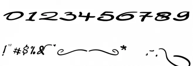 Lovers Font OTHER CHARS