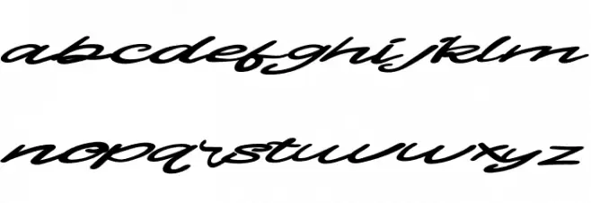 Lovers خط أحرف صغيرة