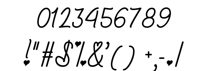 LoversinFebruary Font OTHER CHARS
