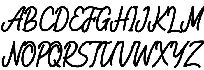 Loves Story Font UPPERCASE