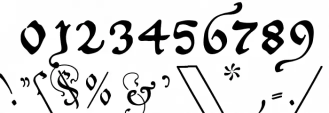 Love'sLabour Font OTHER CHARS